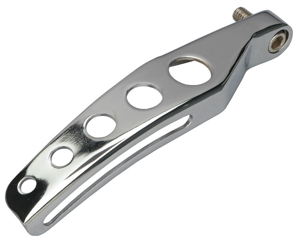 Trans-Dapt Performance Alternator Bracket (Top); Long Water Pump- Chrome 9321 fits 1976-1986 Chevrolet C10 / C10 Suburban / C20 / C20 Suburban / C30 / Camaro / Caprice / Corvette 305-350