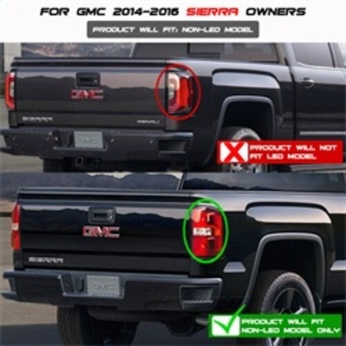 Spyder Auto (Spyder) LED Tail Lights - Black 5080660 fits 2014-2018 GMC Sierra / 2014-2018 GMC Sierra 1500 / 2015-2019 GMC Sierra 2500 HD / 2015-2019 GMC Sierra 3500 HD