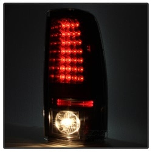 Spyder Auto (Spyder) LED Tail Lights - Black Smoke 5078025 fits 2003-2006 Chevrolet Silverado 1500 / 2003-2006 Chevrolet Silverado 2500 / 2003-2006 Chevrolet Silverado 2500 HD