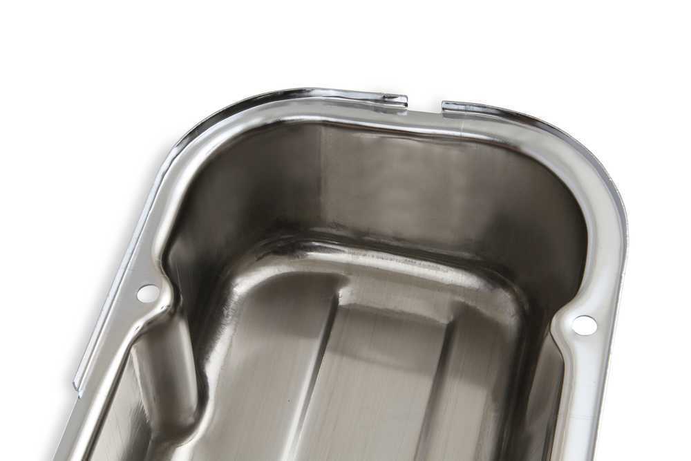 Mr Gasket Chrome Tall-Style Valve Covers without Baffle 9802 fits 1965-2000 Chevrolet / GMC