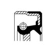 Load image into Gallery viewer, Corteco Differential Seal 82036820 fits 2007-2023 Mercedes-Benz C300, C350, C400, CL550, CLS400, CLS450, CLS53 AMG, CLS550