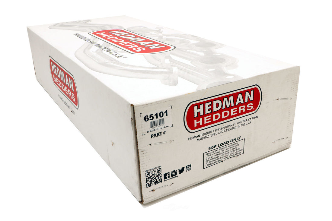Hedman Hedders Standard Uncoated Headers; 1-3/4 in. Tube Dia.; 3 in. Coll.; FULL LENGTH Design 65101 fits 1964-1977 Chevrolet Chevelle, EL Camino