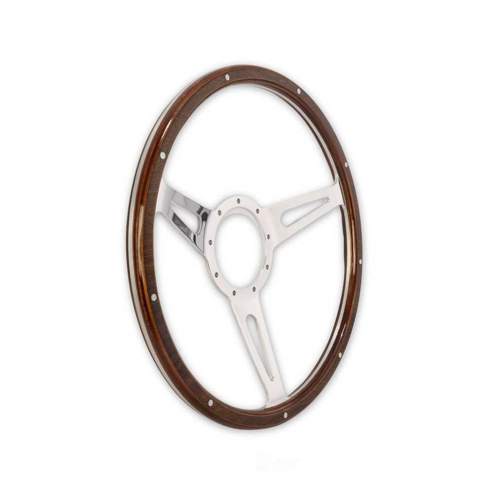 Scott Drake Style Genuine Wood & Aluminum 15" 9 Hole Steering Wheel S1MS-3600-WG fits 1965-1973 Ford Mustang Shelby Cobra