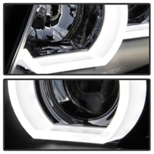 Spyder Auto (Spyder Signature) Projector Headlights - LBDRL - Black 5083432 fits 2006-2008 BMW 323I / 2007-2008 BMW 328I / 2007-2008 BMW 328XI / 2007-2008 BMW 335I / 2007-2008 BMW 335XI