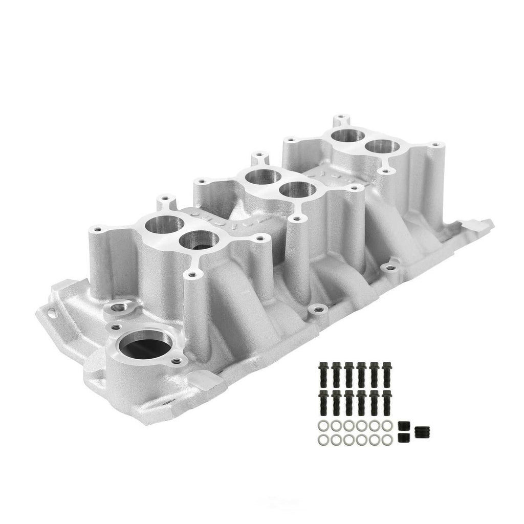 Weiand Street Warrior™ Intake Manifold non / EGR Cylinder Heads 7550 fits 1955-1986 262CI / 400CI