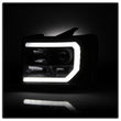 Load image into Gallery viewer, Spyder Auto (Spyder Signature) Projector Headlights - Version 2 - Light Bar DRL LED - Black 5083630 fits 2007-2013 GMC Sierra / 2007-2013 GMC Sierra 2500 HD / 2007-2013 GMC Sierra 3500 HD