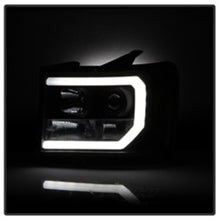 Load image into Gallery viewer, Spyder Auto (Spyder Signature) Projector Headlights - Version 2 - Light Bar DRL LED - Black 5083630 fits 2007-2013 GMC Sierra / 2007-2013 GMC Sierra 2500 Hd / 2007-2013 GMC Sierra 3500 Hd