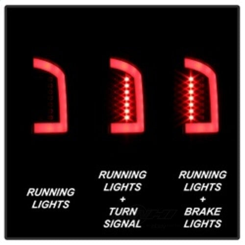 Spyder Auto (Spyder) Light Bar LED Tail Lights - Version 3 - Black 5084118 fits 2003-2006 Dodge Ram 2500 / 2003-2006 Dodge Ram 3500
