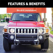 Load image into Gallery viewer, ARIES Polished Stainless Grille Guard 4077-2 fits 2006-2010 Hummer H3, H3T