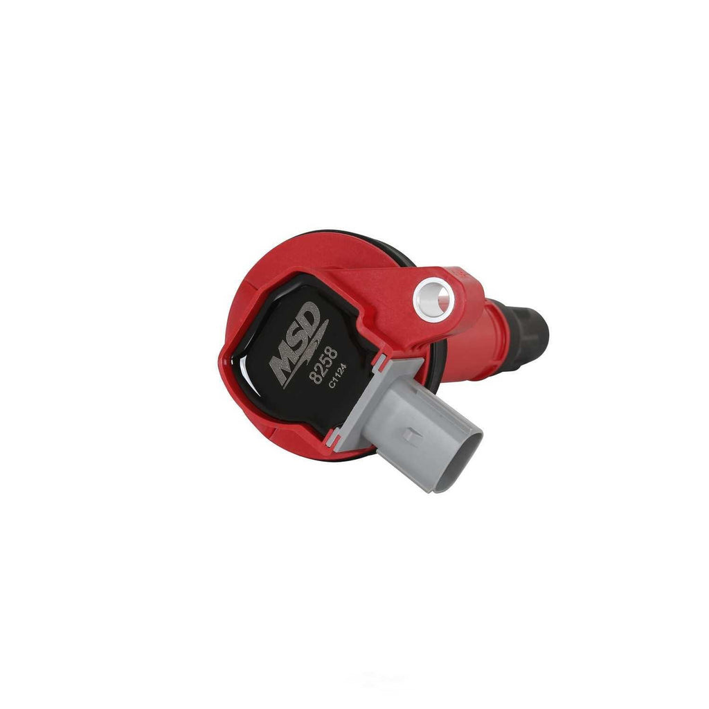 MSD Ignition Coil - 2-Pin Connector - Red 82586 fits 2010-2011 Ford Flex ECOBOOST 3.5L V6 / 2010 Ford Taurus SHO ECOBOOST 3.5L V6