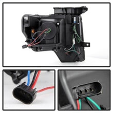 Load image into Gallery viewer, Spyder Auto (Spyder Signature) Projector Headlights - Light Bar DRL - Black 5077592 fits 2010-2014 Ford F-150