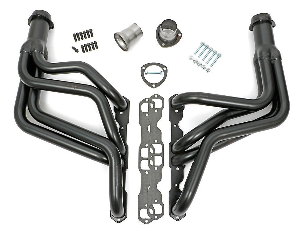 Hedman Hedders Standard Uncoated Headers; 1-3/4 in. Tube Dia.; 3 in. Coll.; FULL LENGTH Design 65104 fits 1975-1981 Chevrolet Camaro / Chevrolet Nova / Pontiac Ventura