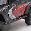 Load image into Gallery viewer, ARIES 3" Round Black Steel Side Bars 35700 fits Jeep Wrangler JK Unlimited