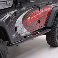 Load image into Gallery viewer, ARIES 3" Round Black Steel Side Bars 35700 fits Jeep Wrangler JK Unlimited