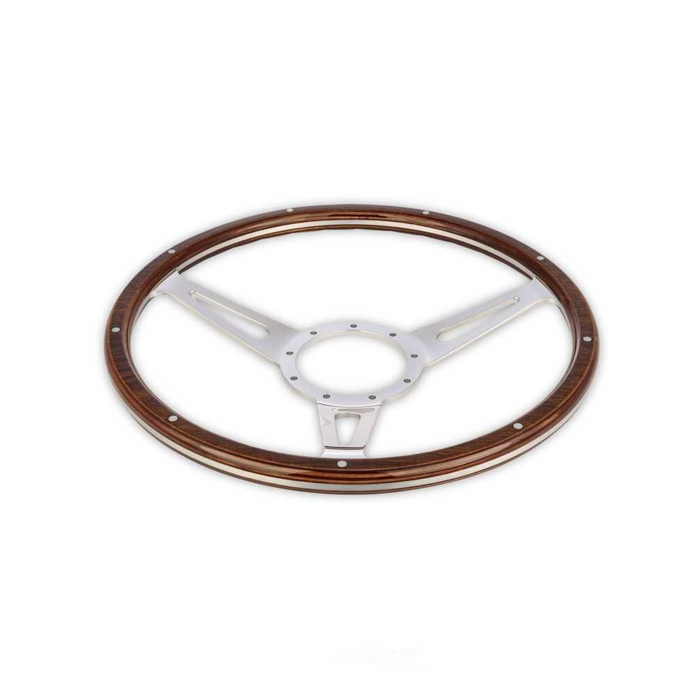 Scott Drake Style Genuine Wood & Aluminum 15" 9 Hole Steering Wheel S1MS-3600-WG fits 1965-1973 Ford Mustang Shelby Cobra