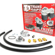 Load image into Gallery viewer, Trans-Dapt Performance Single Remote Oil Filter System; 2-1/2 in. ID; 2-3/4 in. OD Flange; 22mmX1.5 1127 fits 2006-2022 Cadillac / Chevrolet / Dodge