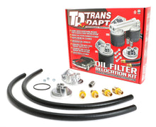 Load image into Gallery viewer, Trans-Dapt Performance Single Remote Oil Filter System; 2-1/2 in. ID; 2-3/4 in. OD Flange; 22mmX1.5 1127 fits 2006-2022 Cadillac / Chevrolet / Dodge