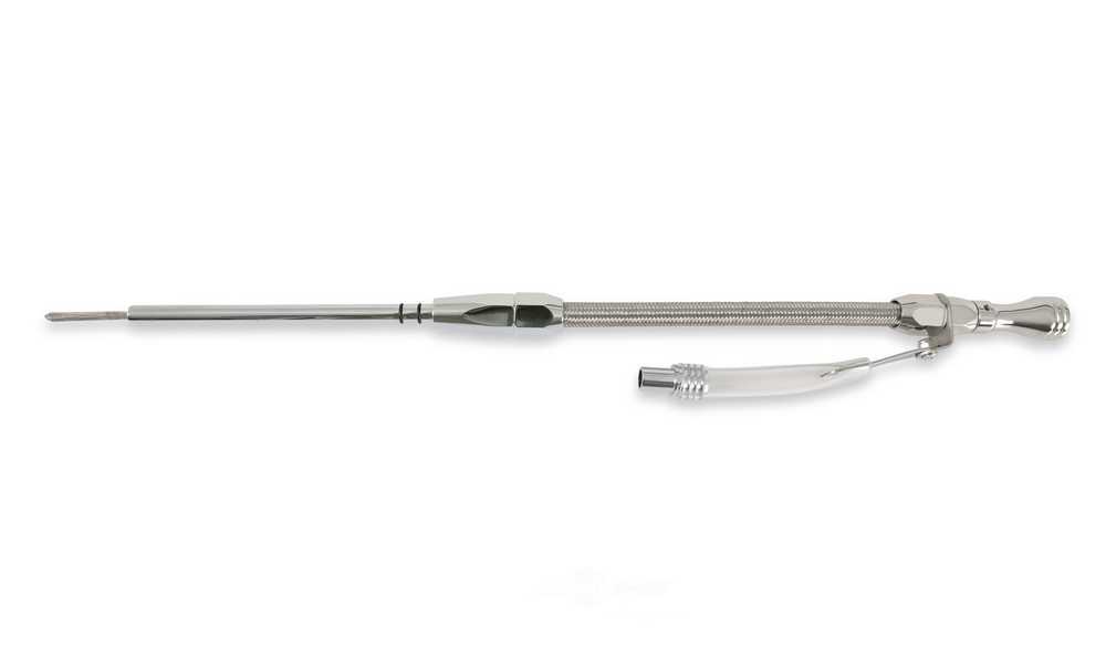 Mr Gasket Engine Oil Dipstick & Tube - Braided Stainless Steel 9705G fits 1980-1985 Buick / Cadillac / Checker