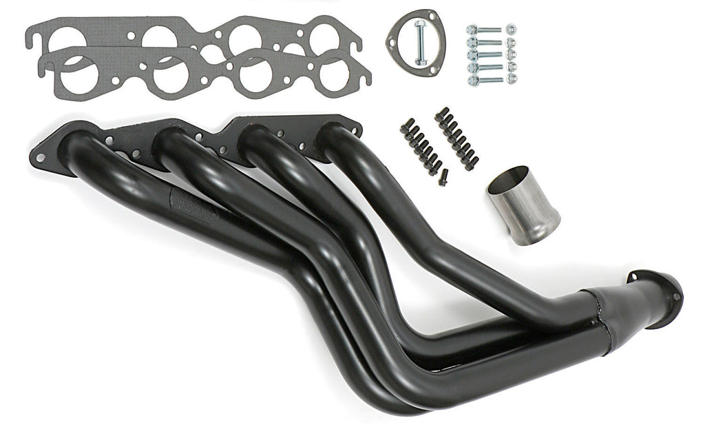 Hedman Hedders Standard Uncoated Headers; 2 in. Tube Dia.; 3 in. Coll.; FULL LENGTH Design 65002 fits 1968-1977 Chevrolet Chevelle / El Camino / Malibu