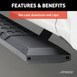 Load image into Gallery viewer, ARIES AdvantEDGE 5-1/2" x 91" Black Aluminum Side Bars 2556048 fits Ford F-Series CREW CAB