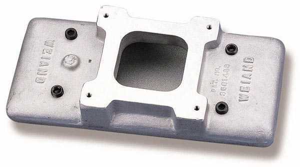 Weiand Hi-Ram Top 1x4 4150 Flange Top P/N 1984 / 3984 / 1988 / 3988 1932WND