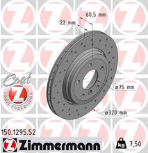 Load image into Gallery viewer, Zimmermann Brake Disc 1295 fits 2001-2006 BMW 330CI / 2001-2006 BMW 330I / 2001-2006 BMW 330XI