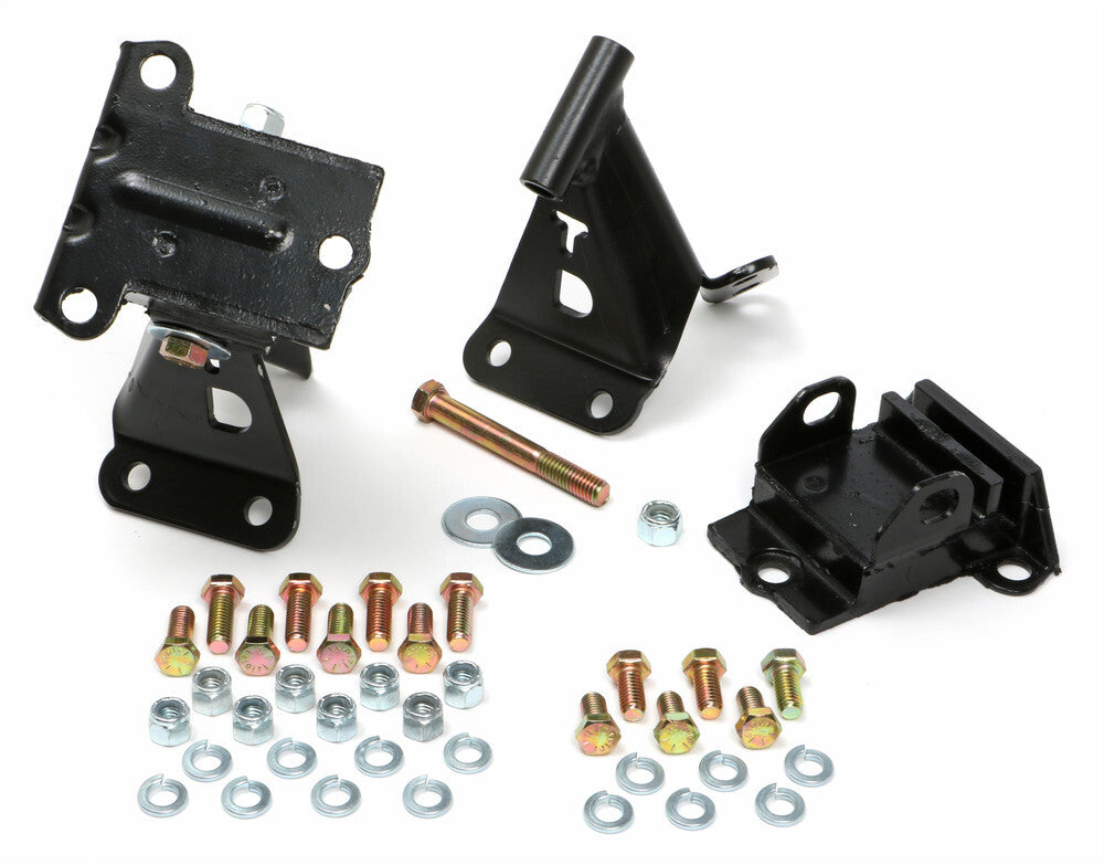 Trans-Dapt Performance FRAME MOUNTS; ENGINE 3/4 in. FORWARD FOR HEI; RUBBER PADS fits 1955-1957 Chevrolet Tri-5