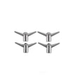 Load image into Gallery viewer, Mr Gasket Valve Cover Y Wing Bolts - Chrome Plated - 4 Pack 9824 fits 1975 Chevrolet Bel Air, C30, Camaro, Caprice, Impala, Nova / 1972-1974 Chevrolet Blazer / 1977-1980 Chevrolet C10, Malibu, K30
