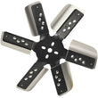 Load image into Gallery viewer, Derale 15" Heavy Duty Stainless Steel Standard Rotation Flex Fan, Black Hub 17015 fits 1975-1997 American Motors / Chevrolet / Dodge And More