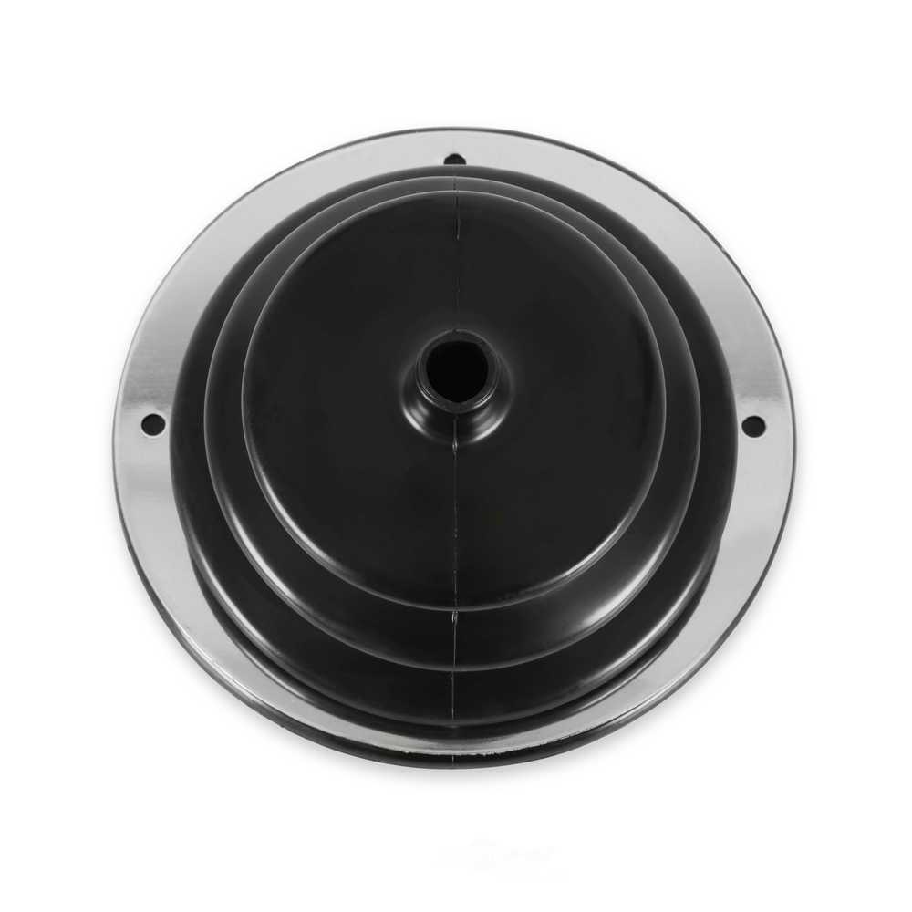 Mr Gasket Small Round Boot with 5-1/2 Inch Round Trim Ring. 1651