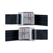 Load image into Gallery viewer, Scott Drake Seat Belt Set with Emblem SB-LB-H fits 1964-1973 Ford Mustang
