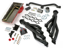 Load image into Gallery viewer, Trans-Dapt Performance SWAP IN A BOX KIT Into Auto Trans- Black Maxx Headers 42053 fits 1973 1974 Chevrolet C10 Pickup / 1973 1974 Chevrolet C10 Suburban / 1973 1974 Chevrolet C20 Pickup / 1973 1974 Chevrolet C20 Suburban / 1973 1974 GMC C15/c1500 Pickup
