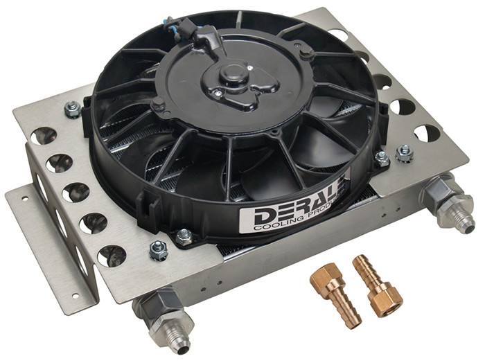 Derale 15 Row Atomic Cool Plate & Fin Remote Fluid Cooler, -6AN 13750 fits 1960-2018 Chevrolet / Dodge / Ford and more