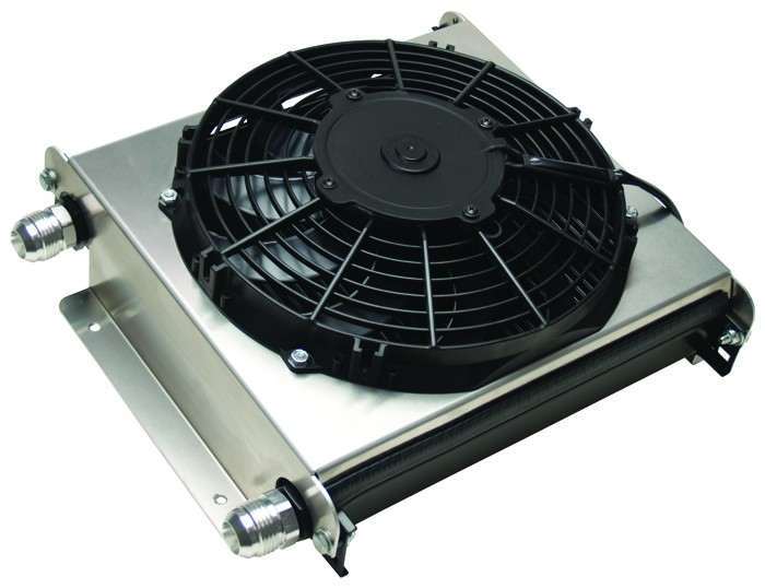 Derale 40 Row Hyper-Cool Extreme Remote Fluid Cooler, -12AN 15876