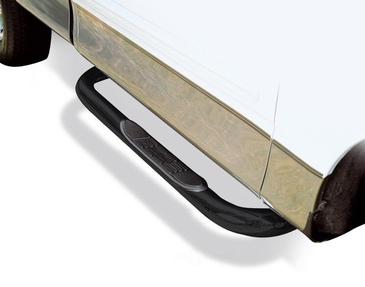 Big Country 3" Round Classic Side Steps - Complete Kit with Brackets - Black, Semi-Gloss 370061 fits 2009 Dodge Ram 1500 / 2010 Dodge Ram 2500 / 2010 Dodge Ram 3500 / 2011 Ram 1500
