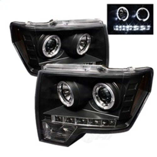 Spyder Auto (Spyder Signature) Projector Headlights - LED Halo - Black 5010230 fits 2010-2014 Ford F-150