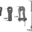 Load image into Gallery viewer, Tuff Stuff Performance Accessories Universal Brake Booster Rod &amp; Clevis Kit 4750