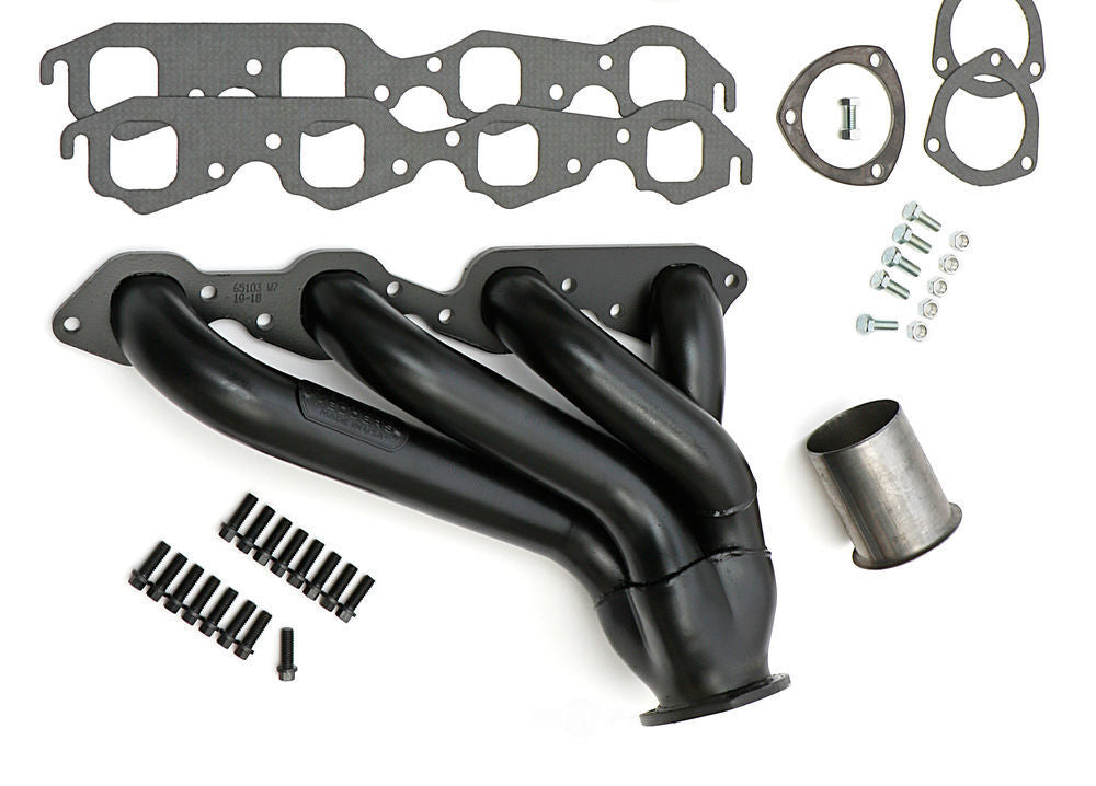 Hedman Hedders Standard Uncoated Headers; 2 in. Tube Dia.; 3 in. Coll.; MID-LENGTH Design 65103 fits 1965-1981 Chevrolet Bel Air / Biscayne / Camaro / Caprice / Chevelle / El Camino / Impala / Laguna