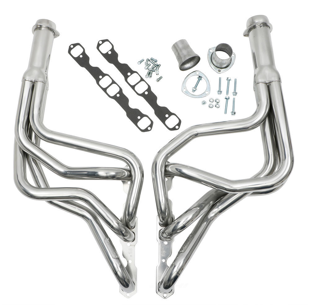 Hedman Hedders HTC Coated Headers; 1-3/4 in. Tube Dia; 3 in. Coll; FULL LENGTH Design 66101 fits 1964-1973 Chevrolet Chevelle / 1964-1977 Chevrolet El Camino