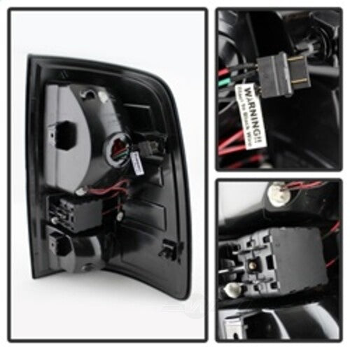 Spyder Auto (Spyder) LED Tail Lights - Black Smoke 5078124 fits 2009-2010 Dodge Ram 1500 / 2013-2015 Ram 1500 BIG HORN / 2011-2018 Ram 2500 / 2011-2018 Ram 3500