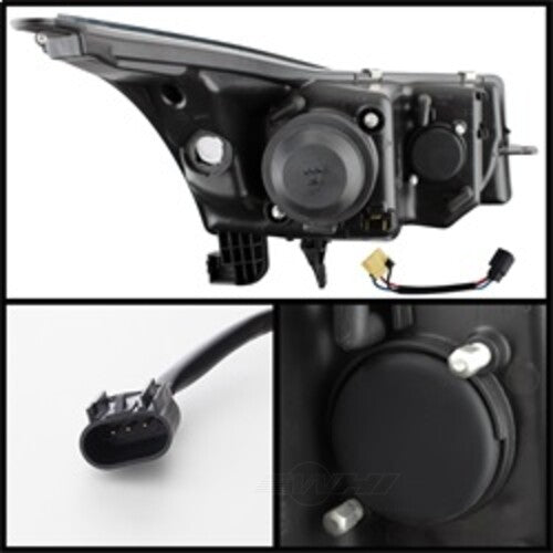 Spyder Auto (Spyder Signature) Projector Headlights - Light Tube - DRL - Black 5074164 fits 2011-2014 Chevrolet Cruze