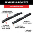 Load image into Gallery viewer, ARIES S222009 4-Inch Oval Black Steel Nerf Bars S222009 fits Toyota Tacoma
