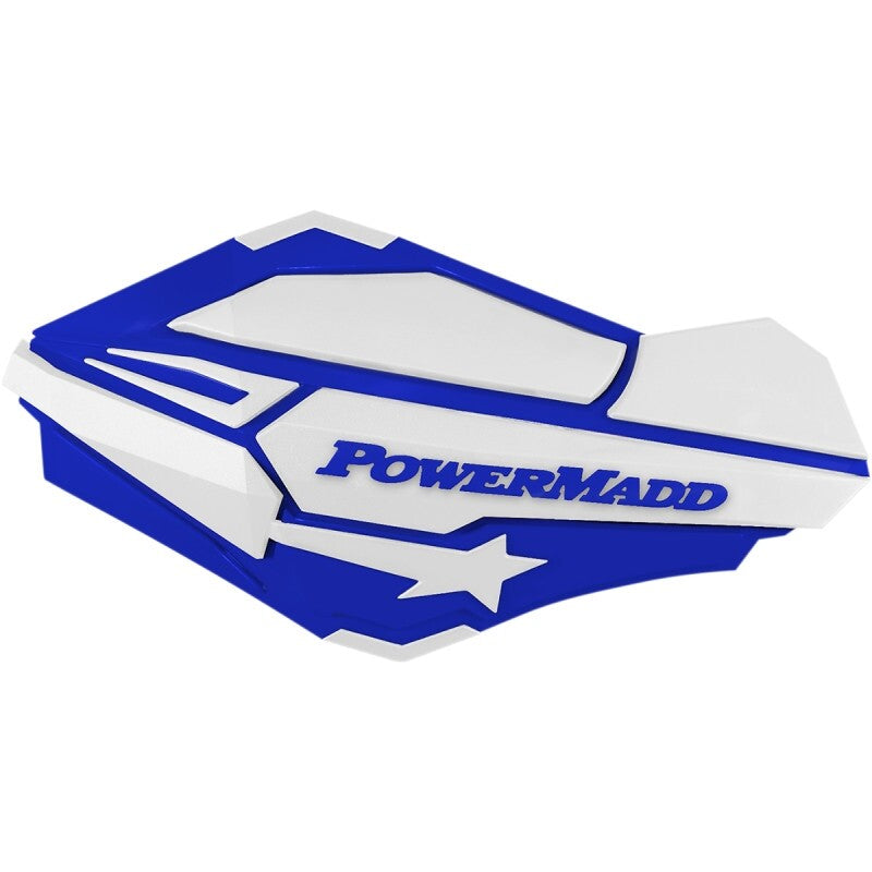 Powermadd Handguards - Blue / White 34421