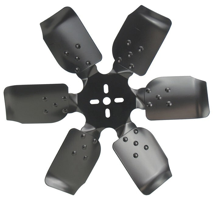 Derale 17" Standard Rotation Rigid Race Fan, Steel Blade 17317