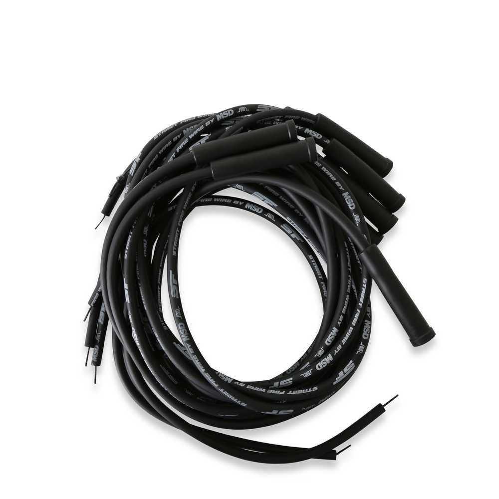 MSD Street-Fire Wire Set Multi-Angle, Sock/ , Universal 5551 fits V8 Hei