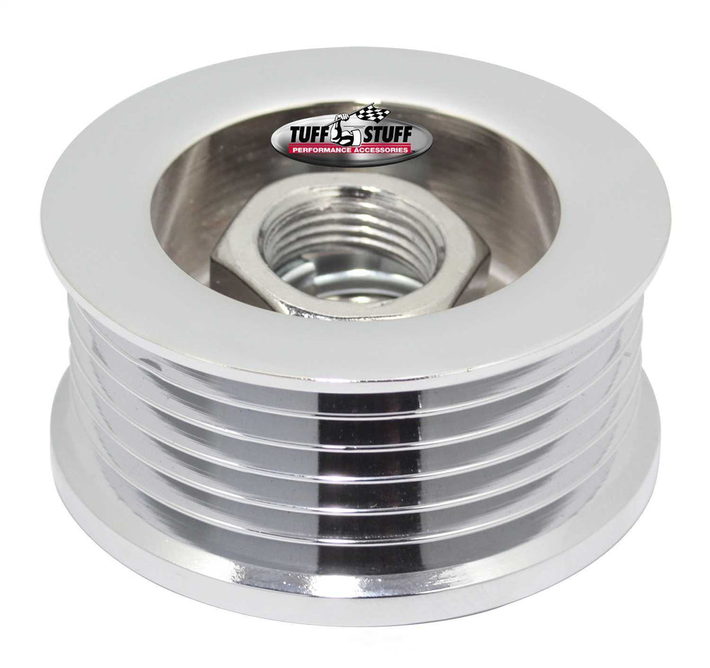 Tuff Stuff Performance Accessories Alternator Chrome Pulley 6 Groove 7610A
