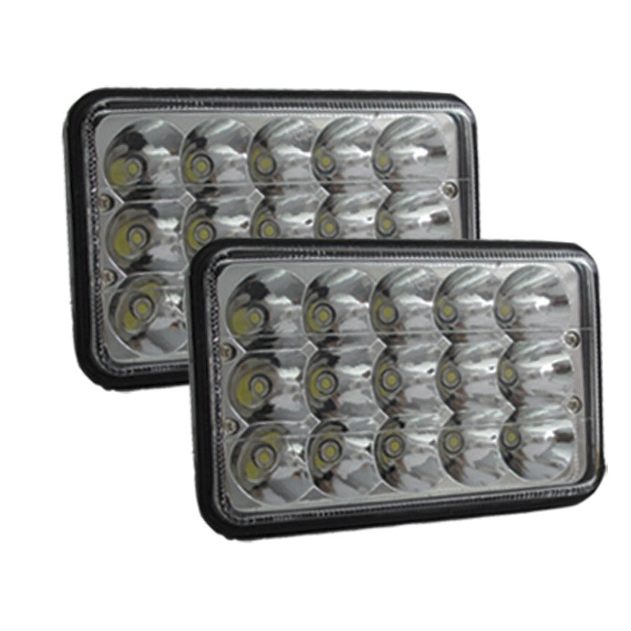 Race Sport 7x6in 54W LED Conversion Lenses (Pair) RS-7X6-LEDC-PR