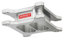 Load image into Gallery viewer, Hamburger's Performance OPEN PLENUM CARBURETOR SPACER- Holley DUAL PLANE; 2 in. Tall- Billet Aluminum 3218