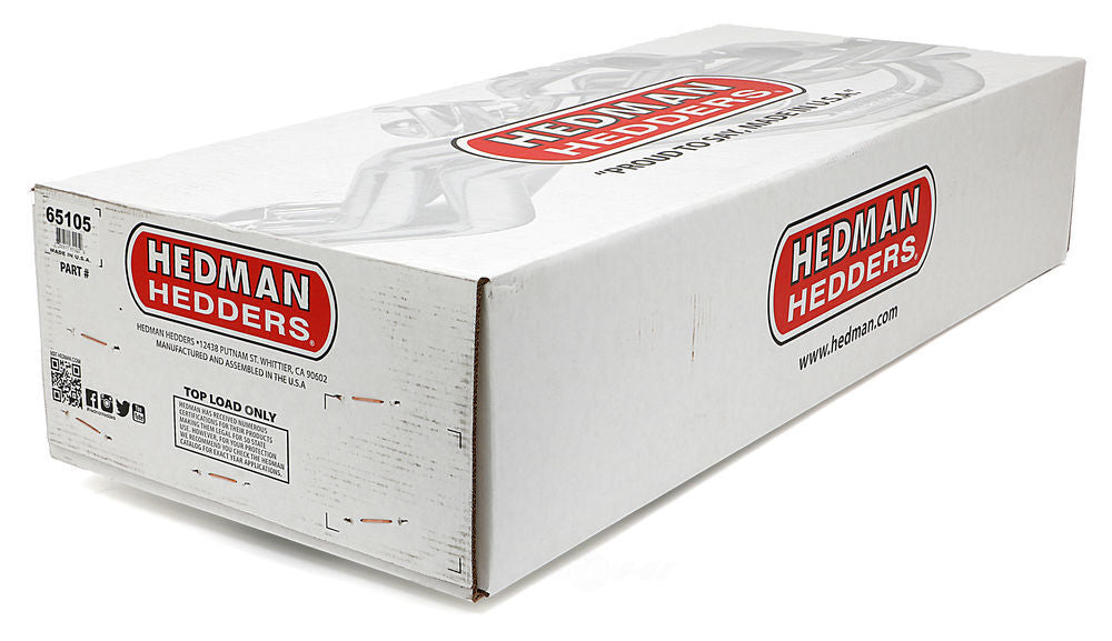 Hedman Hedders Standard Uncoated Headers; 2 in. Tube Dia.; 3 in. Coll.; FULL LENGTH Design 65105 fits 1970-1981 Chevrolet Camaro / 1975-1979 Chevrolet Nova