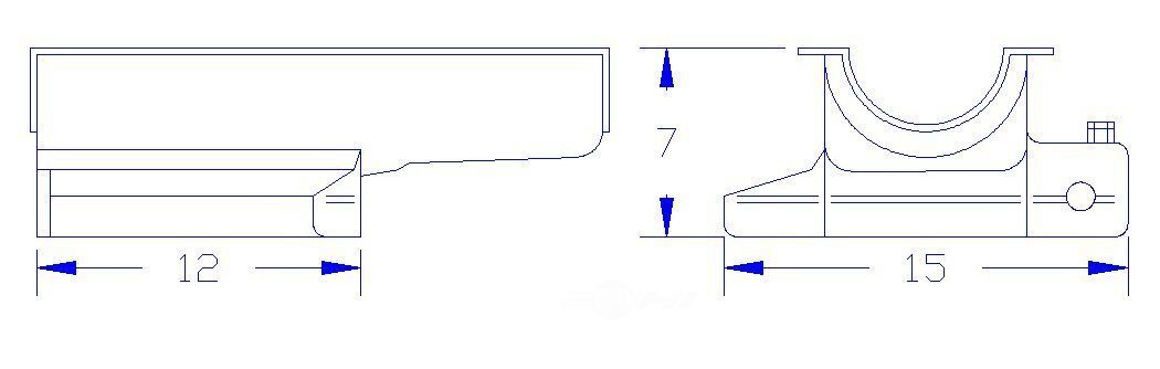 Canton Oil Pan Shallow Circle Track 12" Long Sump 11-120 fits Chevrolet Small Block
